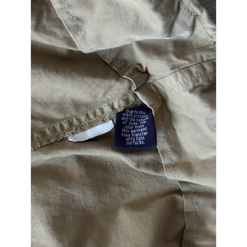 J.Crew Womens Khaki Tan Double Breasted Trench Dress‎ Sleeveless Size 0 Utility - Picture 4 of 4